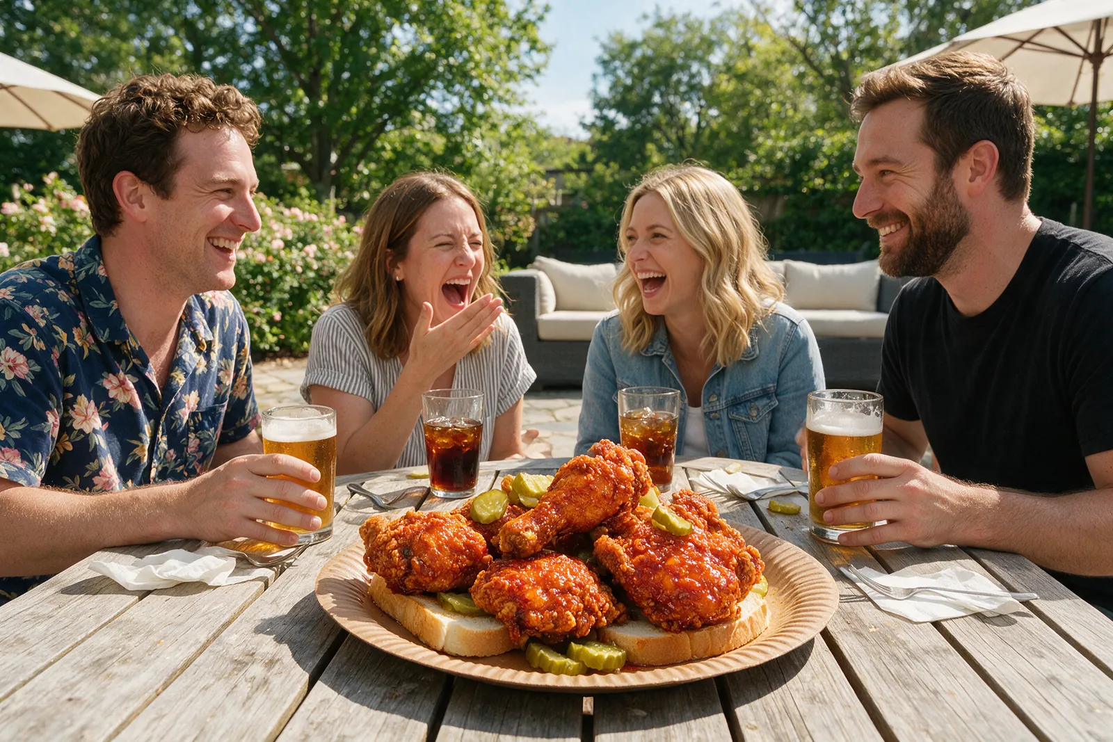 Hot chicken, extra hot